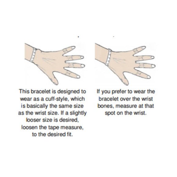 Leather & Bead Bracelet -Black & Silver - Picture 4 of 5